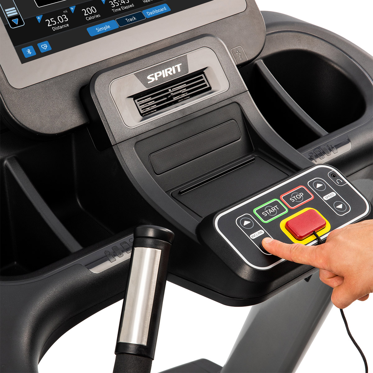 Stjórnborð á Spirit CT800ENT+ hlaupabretti Stjórnborð á Spirit CT800ENT+ hlaupabretti